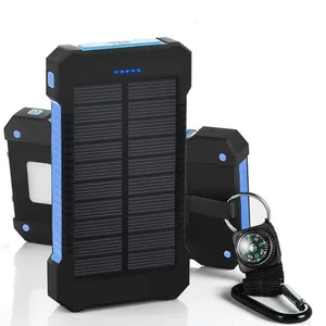Solar Bank 30000mah externer Akku 2 USB LED PowerBankper Solar Telefon Person Person 11 Hauptverkäufe tragbar 30000 - №10
