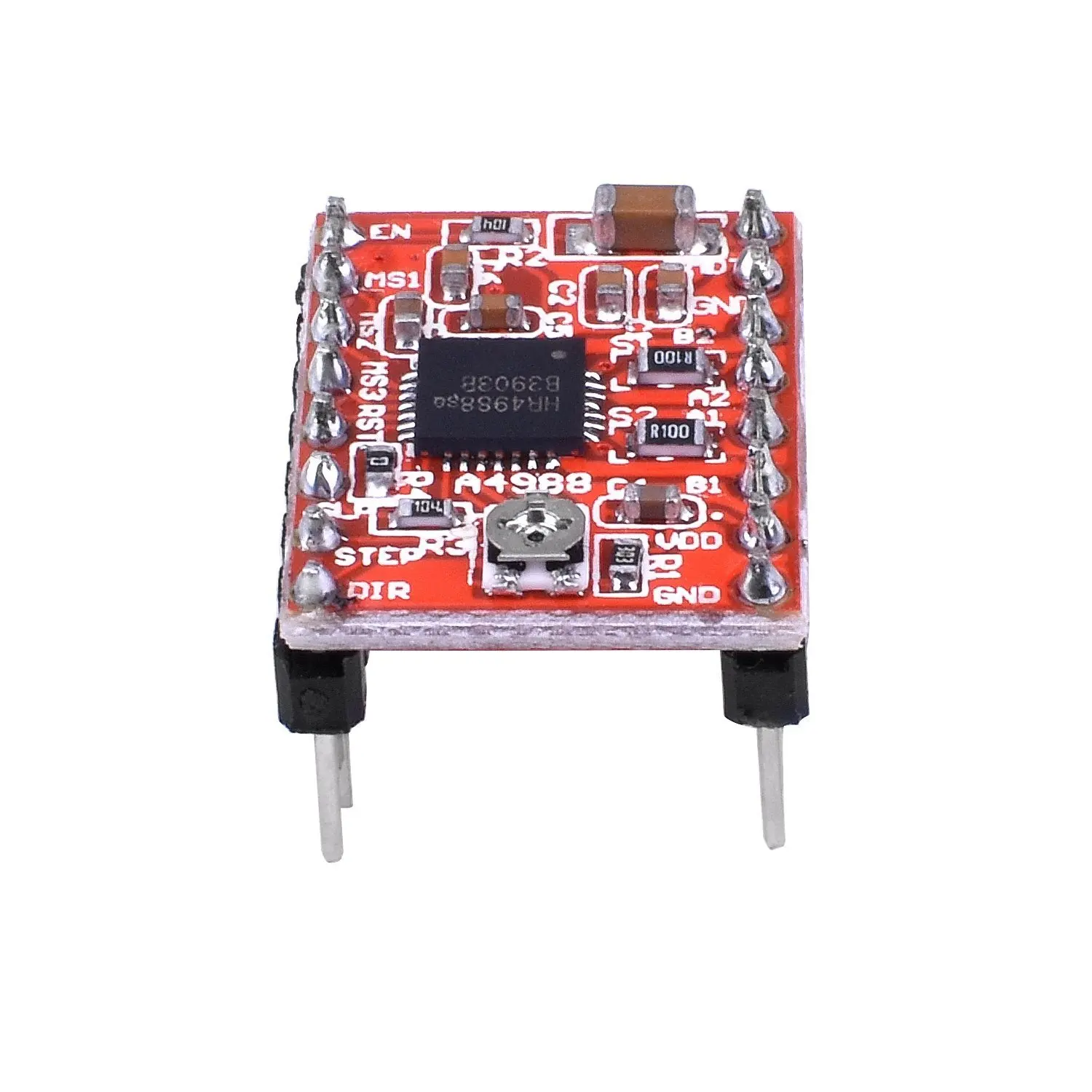 5pcs/Lot A4988 Stepstick Stepper Motor Driver Module with Heat Sink for 3D Printer Reprap Suitable for Mendel Huxley Arduino