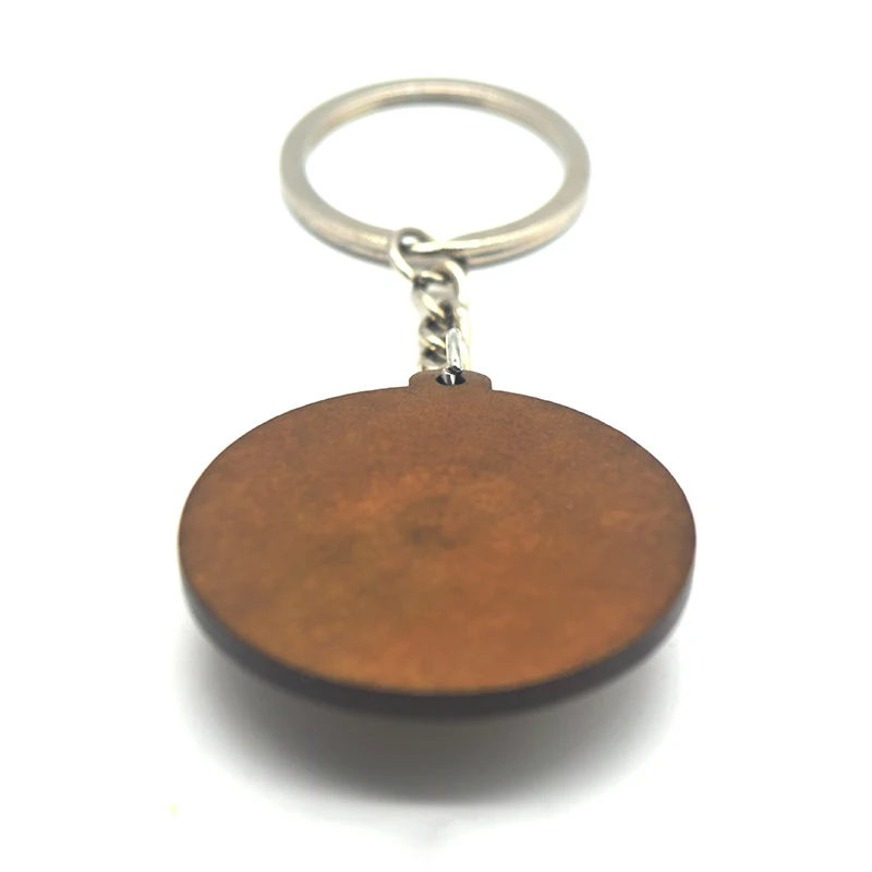 Virgin Mary and Baby Jesus Christian Catholicism Keychain Religious Catholic Saint  Glass Cabochon Wooden Keychain Jewelry Gifts