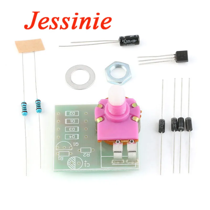 Dimmers Light Board Kit DIY Unidirectional Thyristor Table Lamps Dimming Practice Board Integrated Circuits Electronic Parts