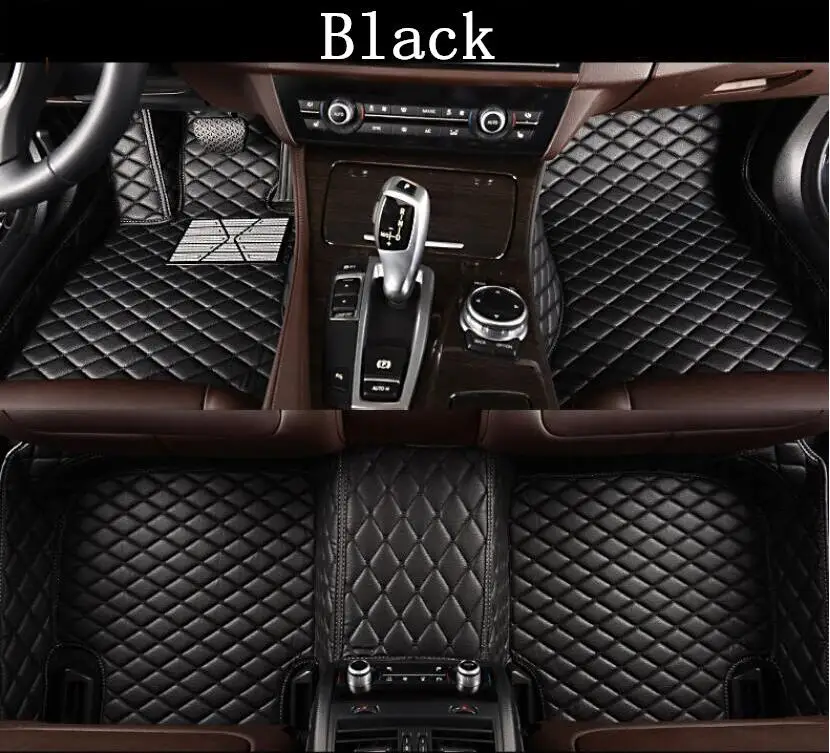 Car 3D Luxury Leather Car Floor Mats For 05-09 Toyota REIZ 2005 2006 2007 2008 2009 EMS Free shipping