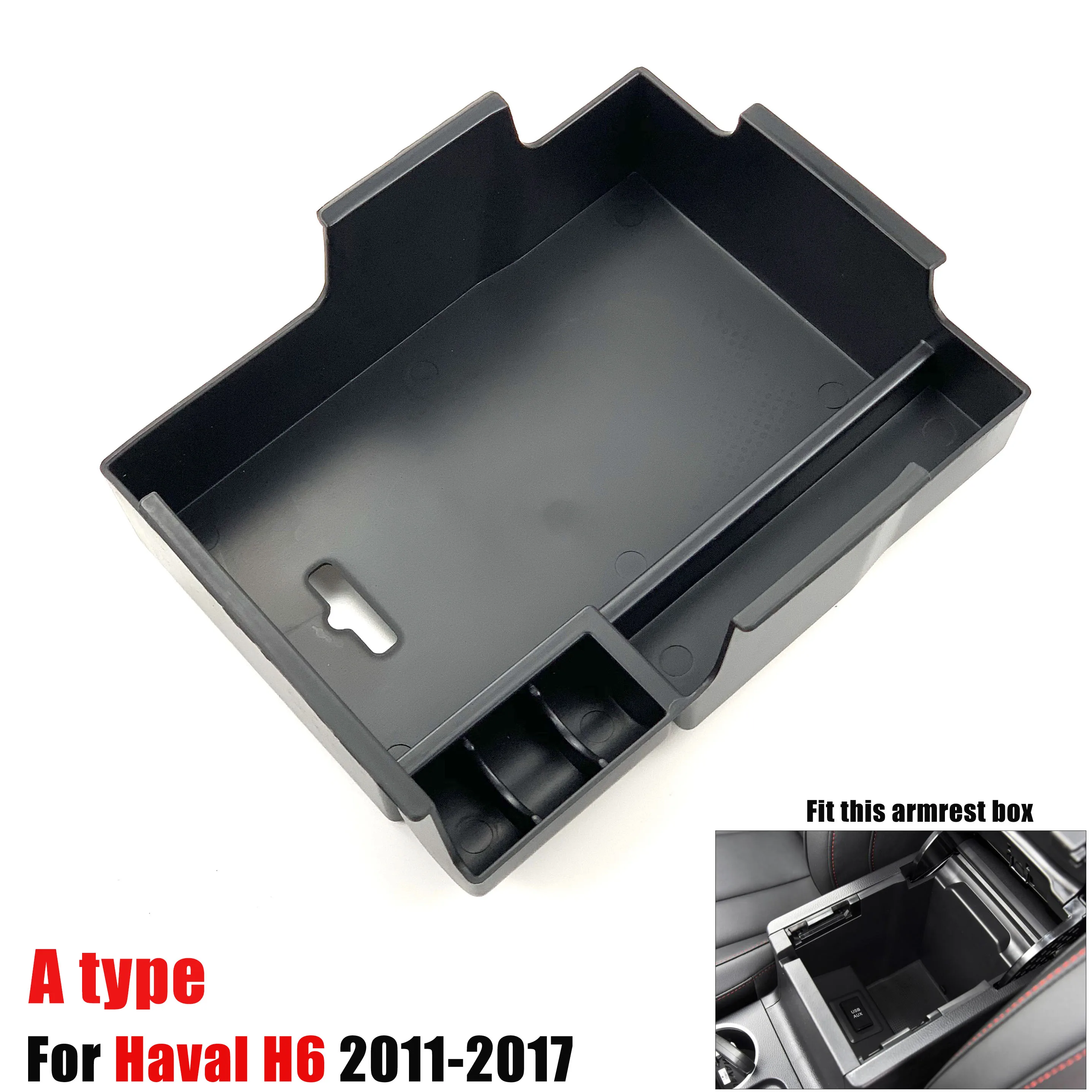 Automobile Armrest Storage Box For Great Wall Haval H2 H6 H7 H7L H9 Center Console Container Storage Organizer car Accessories