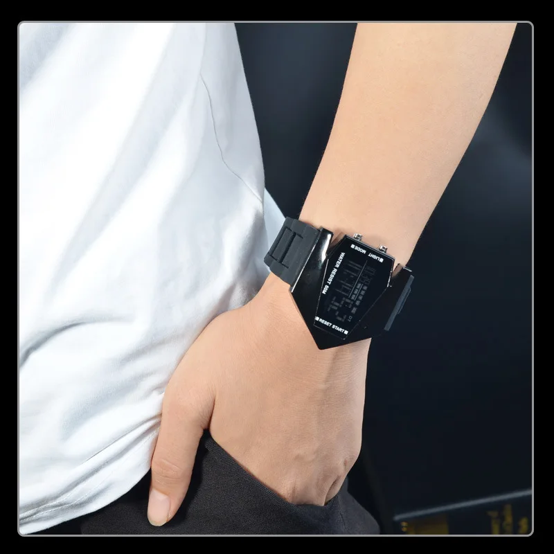 Game Arknights Rhodes Island LED Electronic Waterproof Anime Touch Screen Watch Wristwatch Student Cosplay Couples Watches Gift