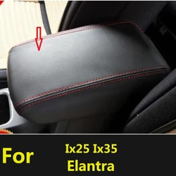 Customzied Microfibre Leather Center Armrest Cover For Hyundai ix35 2010-2015 For hyundai Elantra 2010-2019 car Interior