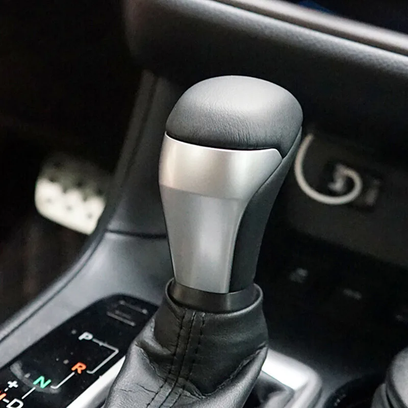 

For Toyota Highlander Kluger accessories 2014-2018 ABS Matte Car gear shift lever knob handle Cover Trim Sticker Car Styling