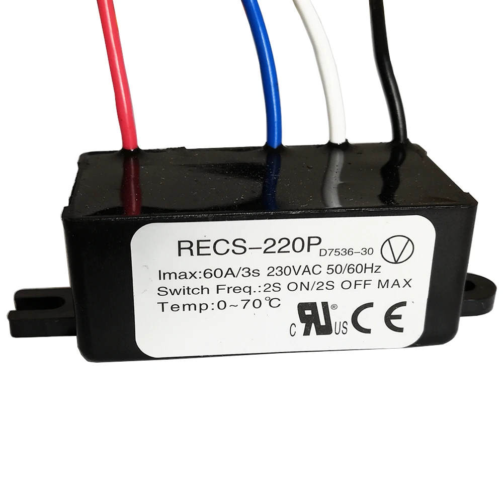 RECS Avviamento condensatore motore pompa olio interruttore centrifugo elettronico intelligente per interruttore centrifugo compressore d'aria