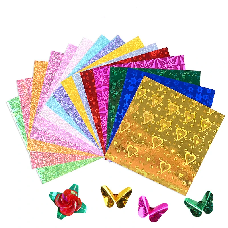 50pcs7/10/15cm Square Origami Paper Double Sides Solid Color Folding Paper Multicolor Kids Handmade DIY Scrapbooking Craft Decor