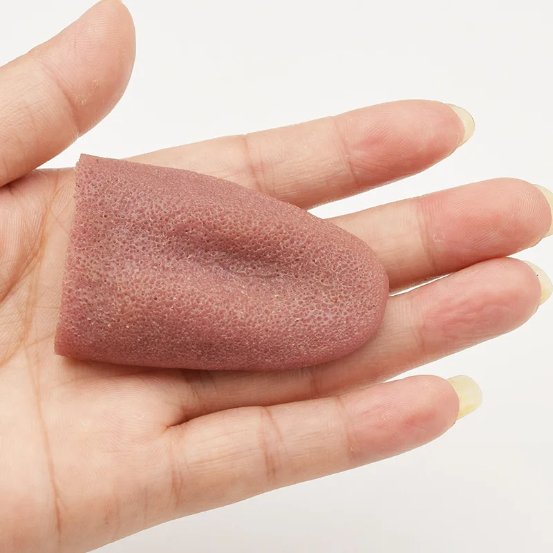 2020 New Odorless Artificial Tongue Funny Magic Tricks Whole Person False Simulation Tongue Decompression Toy Halloween Prank