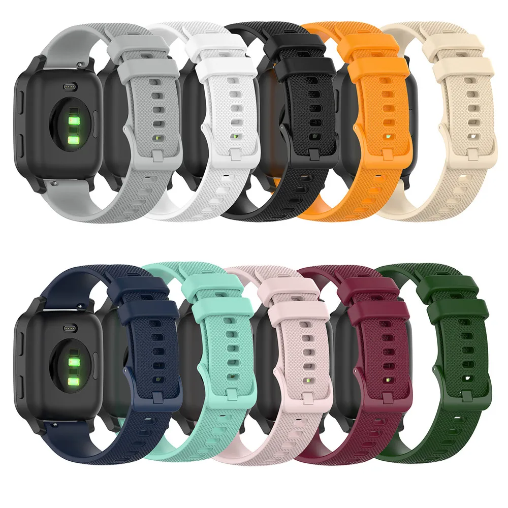 Para Garminvenu sq vivomove3 20mm correa de cuadros pequeños, pulsera transpirable, correa de reloj de repuesto