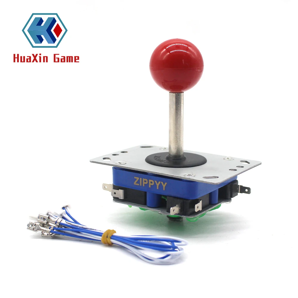 

Classic Arcade ZIPPYY Style 2/4/8 Way Adjustable Game Joystick With Connect Cables Micro Switch Ball for Pandora box PC Gaming
