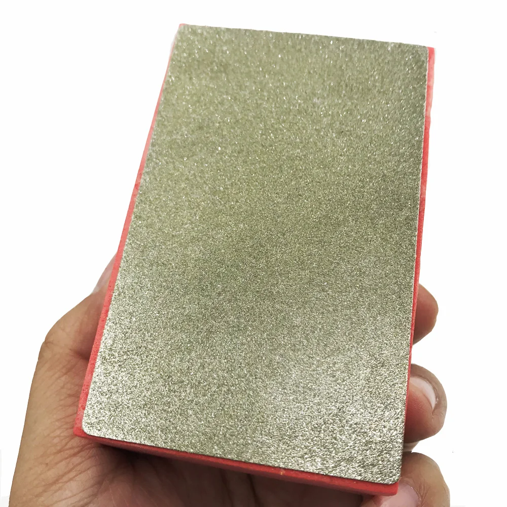 120 Grit Diamond Hand Polishing Pad 95*55*30mm For Ceramic Tile Glass Marble Edge Burr Steel Special-Shaped Rough Surface Grind