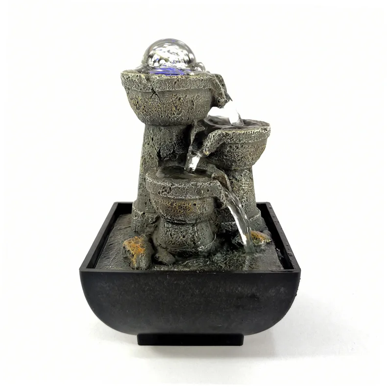 

Настольный фонтан, украшения для офиса, настольный фонтан из смолы, аксессуары для дома, украшения для дома