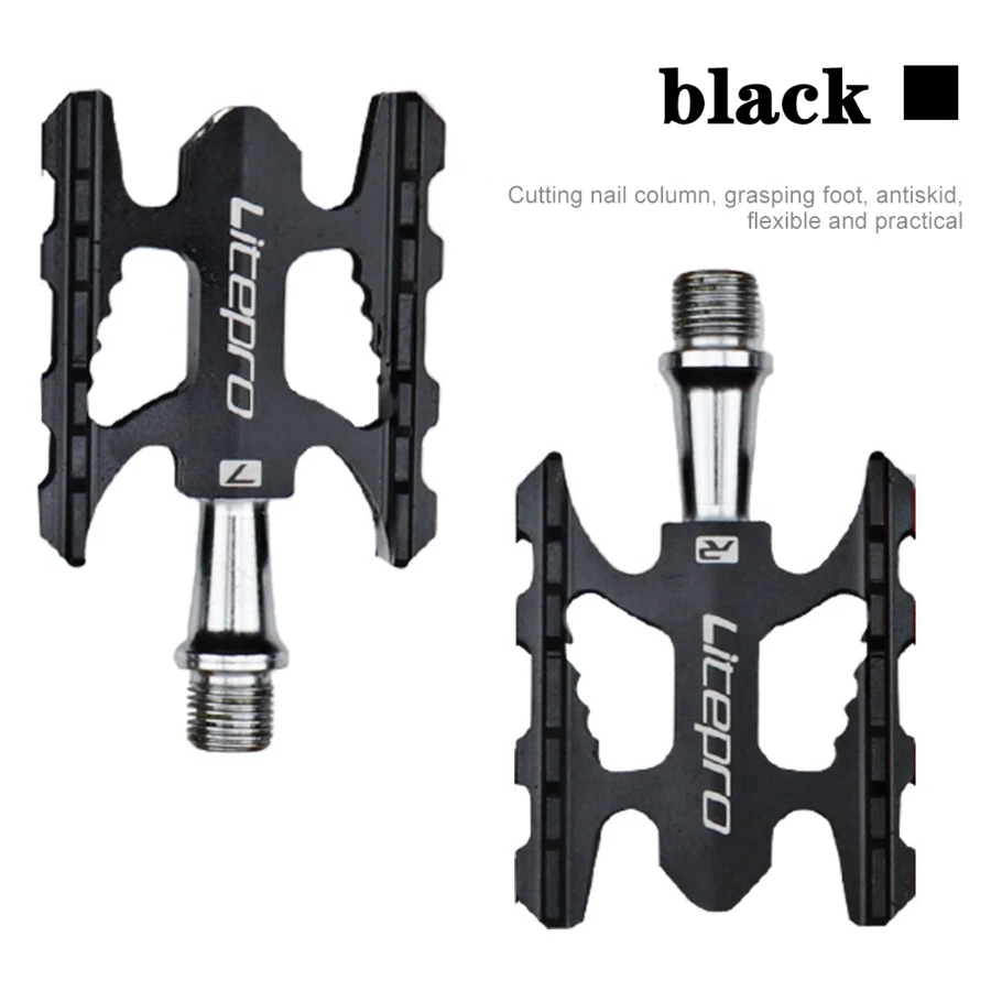 Litepro K3 Folding Bike Pedal Sealed Bearing For Brompton Fnhon Aluminum Alloy Non-slip MTB Road BMX Universal Bicycle Pedals