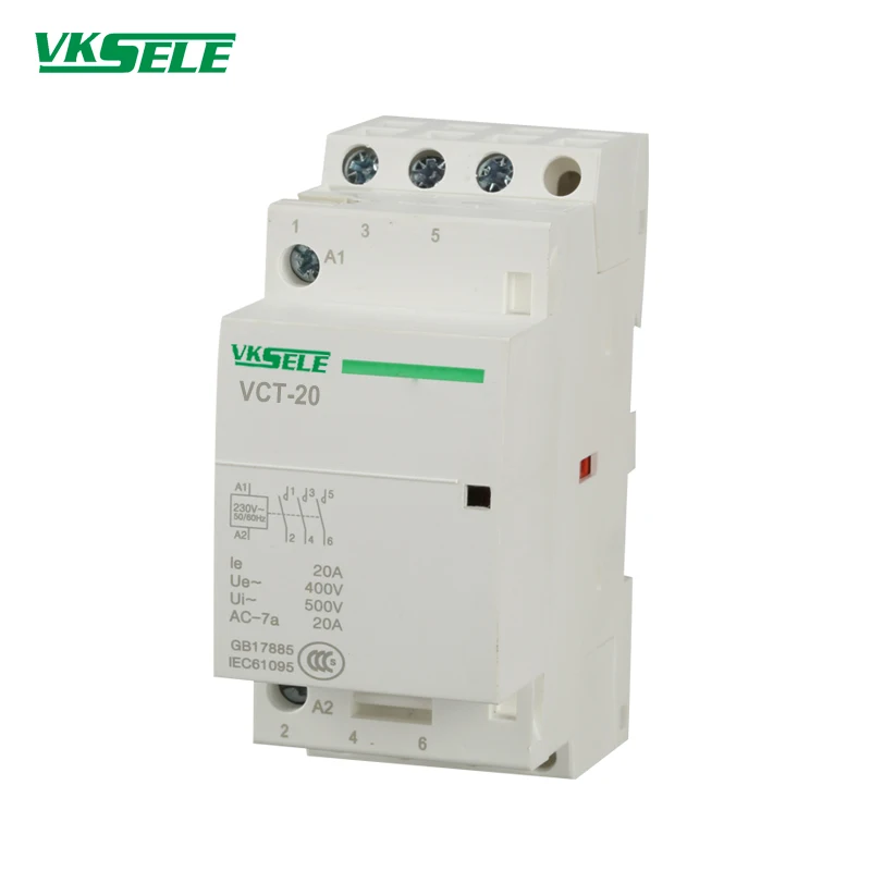 Air Conditioning BCH8 VCT 20A 3P 3NO 3NC 2NO1NC 1NO2NC 220V Household Types Of AC Magnetic Contact