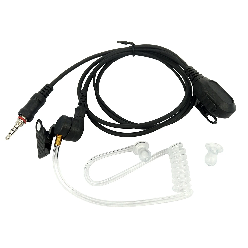 Oortelefoon Headset Mic Voor Yaesu Vertex VX-6R VX-7R Vx6r Vx7r Ft-270 FT-270R VX-127 VX-170 Walkie Talkie Covert Air Akoestische Buis