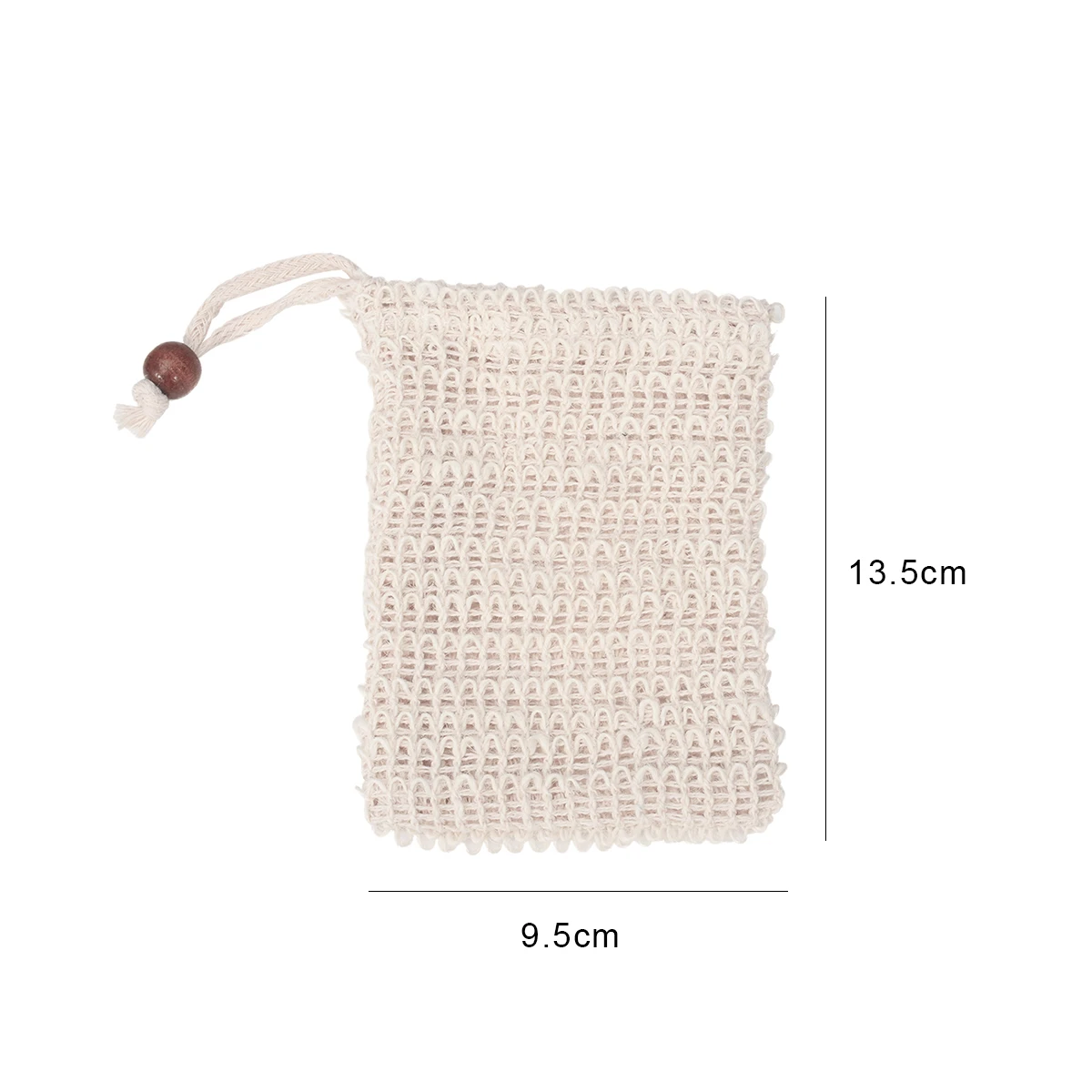 5/4/3Pcs Sisal Hemp Soap Bag Blister Foam Maker Mesh With Drawstring Soap Net Foaming Easy Bubble Mesh Bag Bathroom Foam-Maker