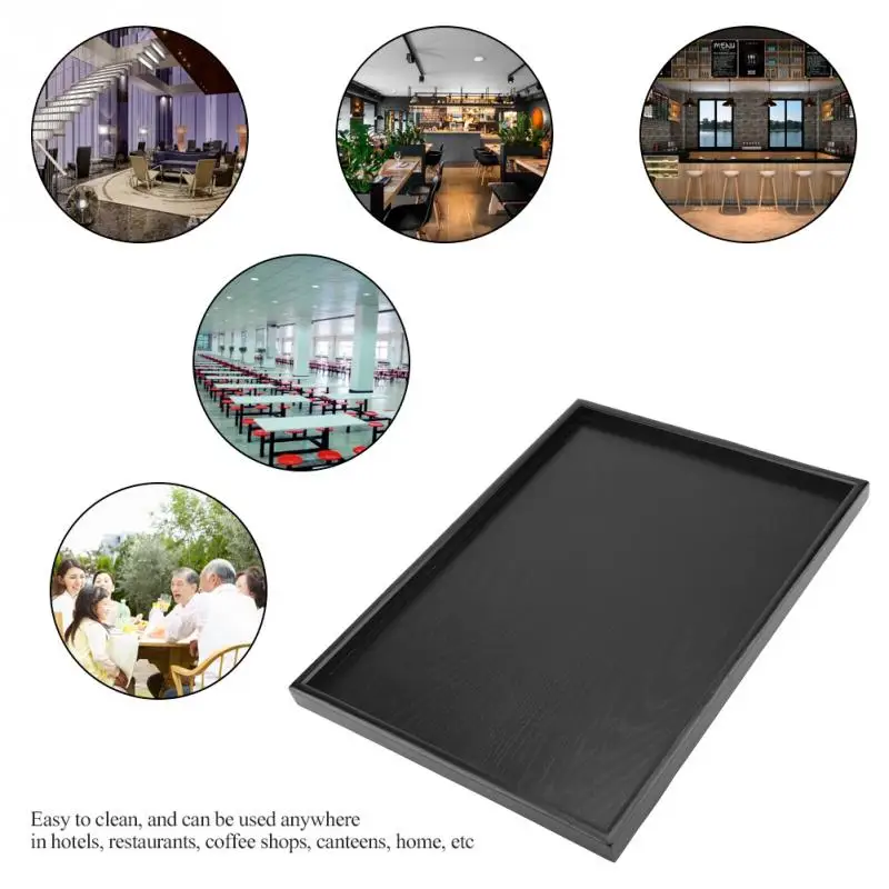5 Sizes Rectangle Wood Green Tea Board Puer Tea Trays Storage Cup Plate Kung Fu Tea Serving Tray Accessories