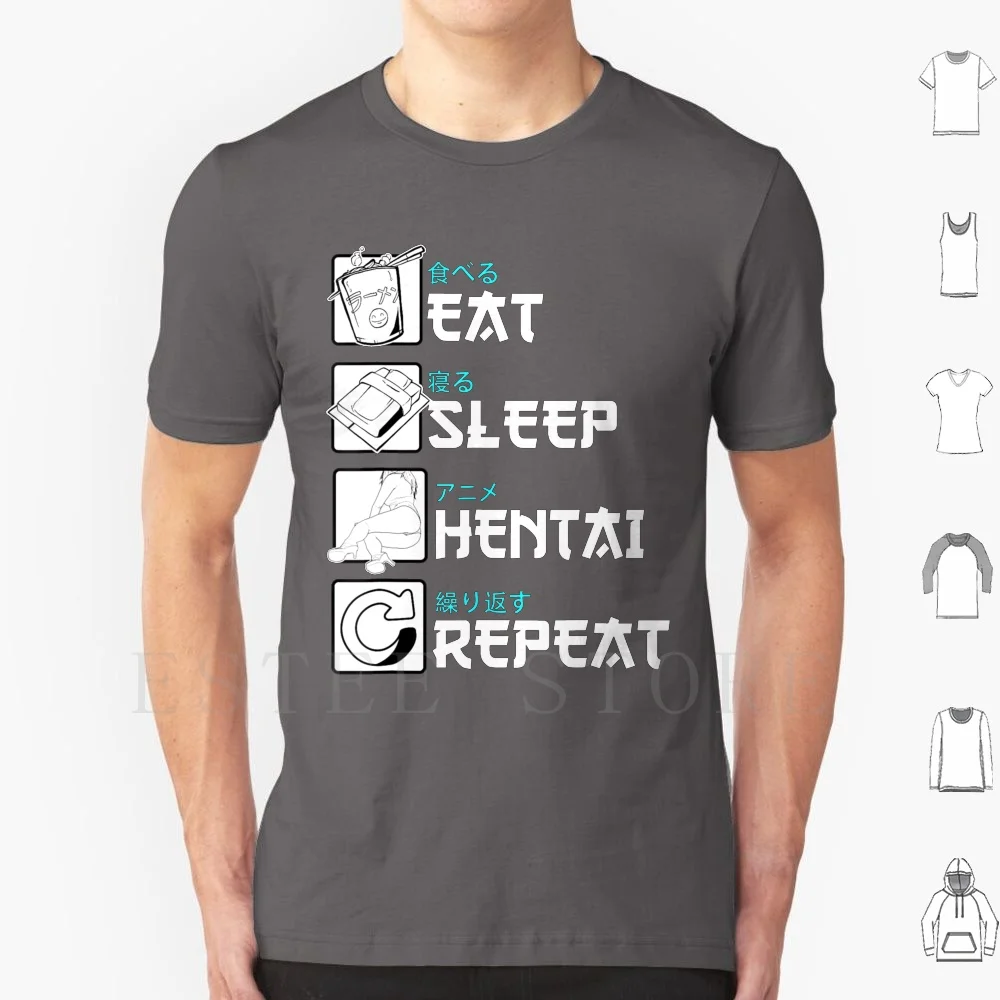 Anime Hentai And Kawaii Humor T Shirt Cotton Men DIY Print Anime Hentai And Kawaii Humor Hentai Anime Japan Manga Japanese