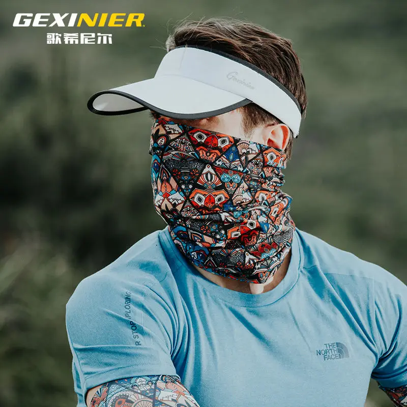 Men's Summer Scarf Outdoors Riding Sunscreen Collar Changeable Thin Headscarf Women's  And Breathable Fashion Outdoor Equipment