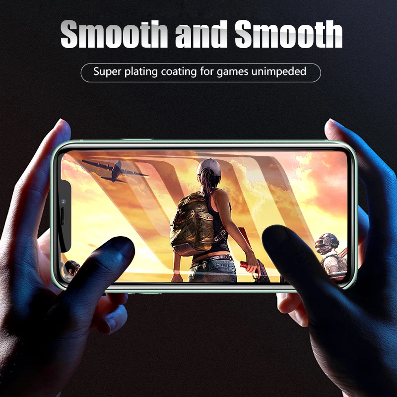 IPhone用スクリーンプロテクター,3ピース,モデル用強化ガラス11 pro max,3D