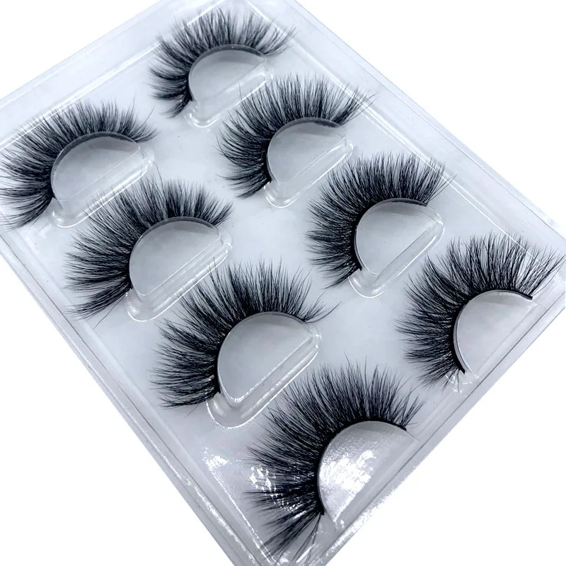 Neue 6 Paar 10–25 mm künstliche Wimpern, 100 % Nerzwimpern, Nerzwimpern, natürliche dramatische Volumenwimpernverlängerung, falsche Wimpern – Detail 16