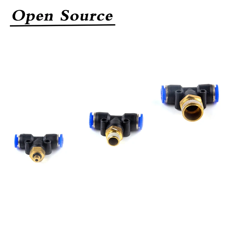 Pneumatic Airflow Regulator 4mm 6mm 8mm 10mm 12mm OD Hose Tube Gas Flow Adjust Valve Connector 1/8