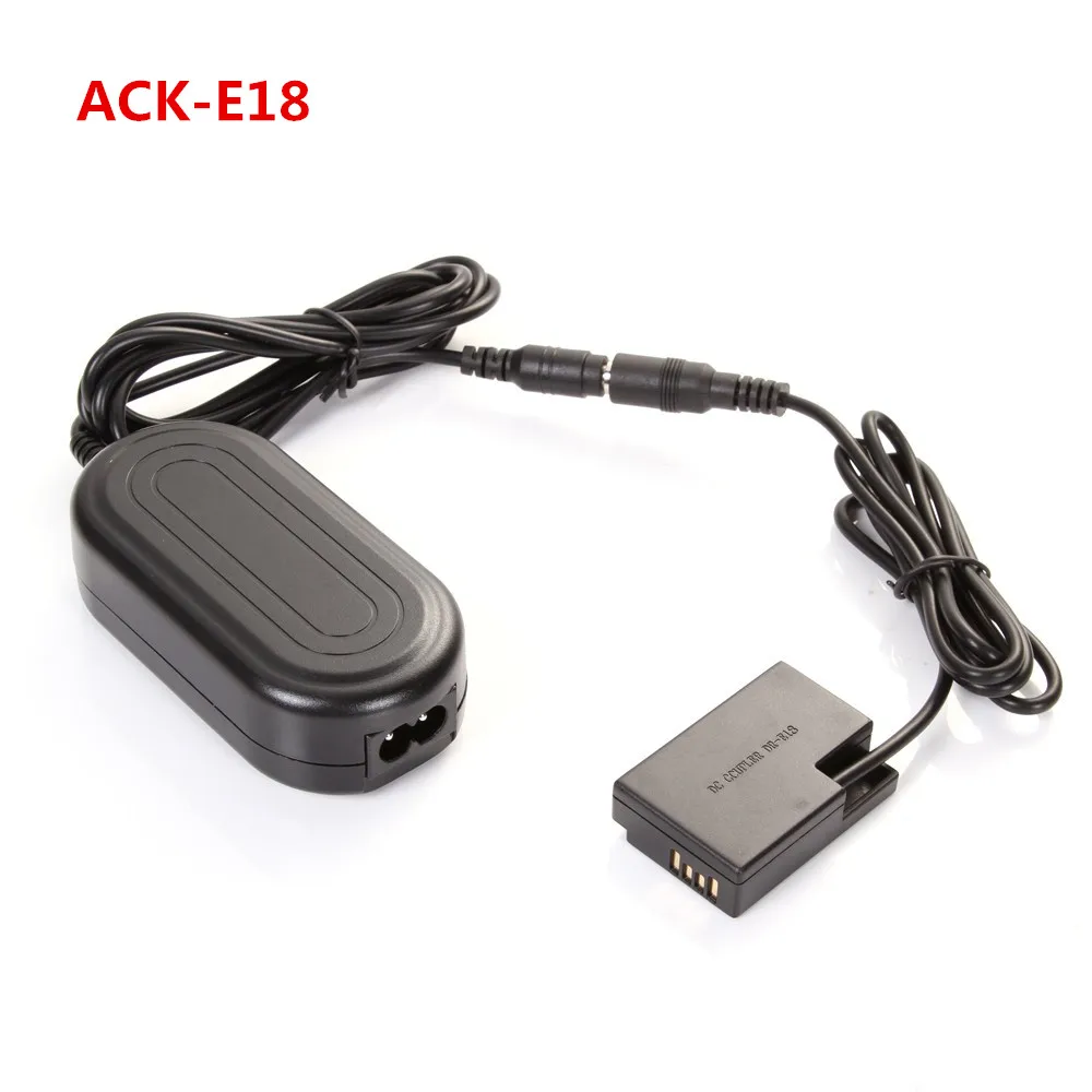 ACK-E5/ACK-E6/ACK-E8/ACK-E10/ACK-E18/ACK-DC40/EH-67 AC Power Adapter for Canon Nikon