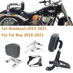 Motorcycle Backrest Multi-Purpose Driver Passenger Backrest For Harley Models Breakout 2013-2021 Fat Boy 2018-2022