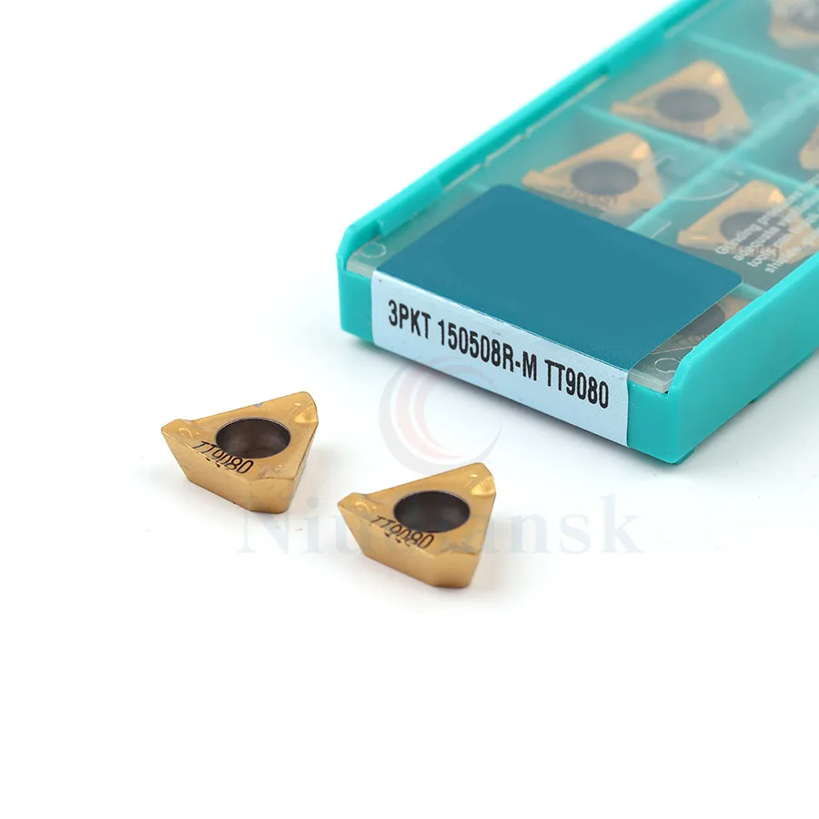 10 шт. 3PKT150508R M TT9080 100% оригинальные карбидные вставки внешний токарный инструмент CNC металлический токарный инструмент токарная вставка ...