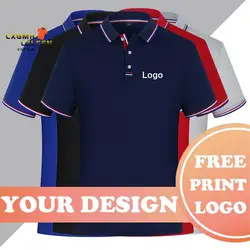 New Summer Men Customized Polo Shirt Print Your Own HD Photo Design Women Breathable Cotton Short Sleeve Tee Shirts Jerseys Tops