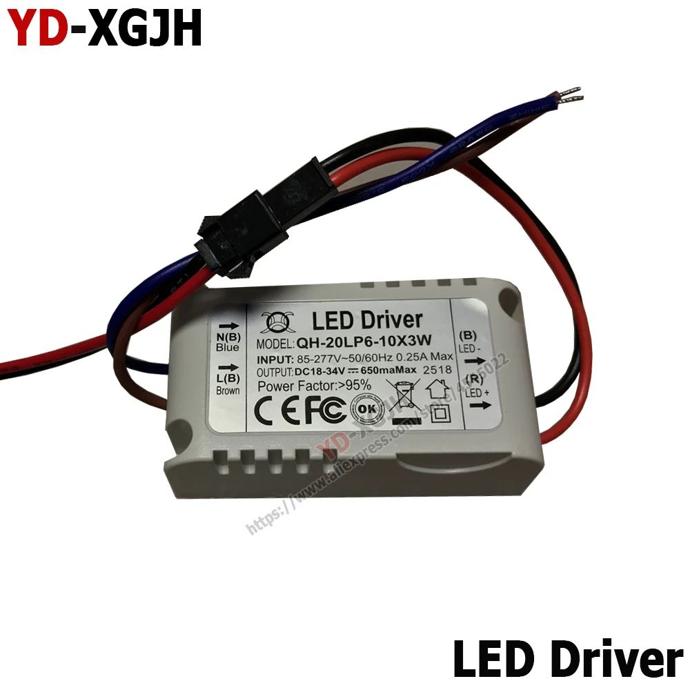 50-60Hz LED Driver 300mA  600mA  900mA LED Power Supply Unit  AC90-265V Lighting Transformers For 1W3W5W10W20W30W36W50WLEDs