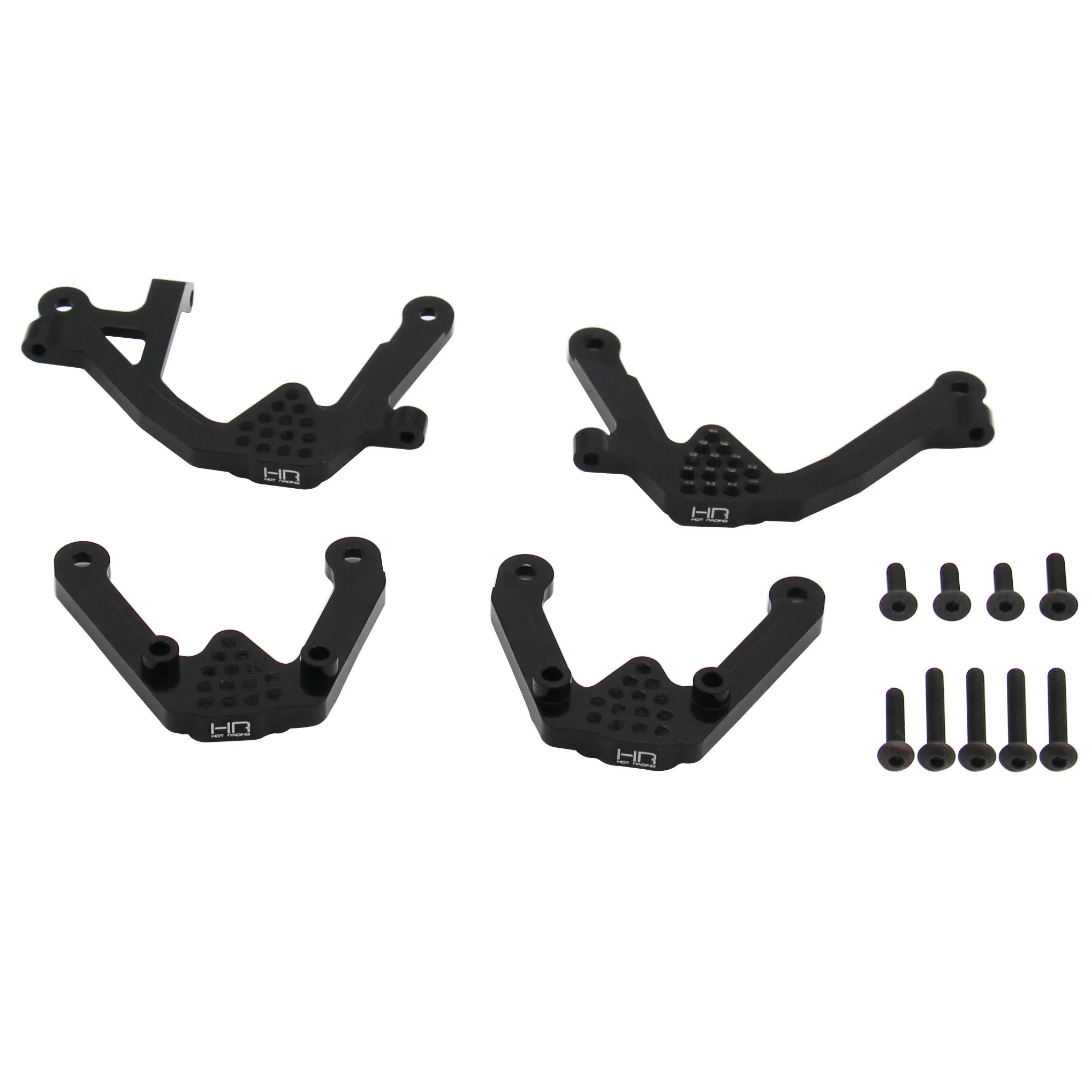 HR Axial SCX10III third-generation aluminum alloy front and rear shock absorber mount porous adjustment