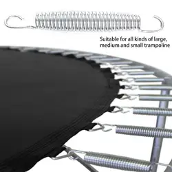 Resortes de trampolín de 10 piezas, Kit de repuesto de resortes de acero galvanizado de alta resistencia, gancho de resorte de tracción, accesorios de arco de tambor de cintura