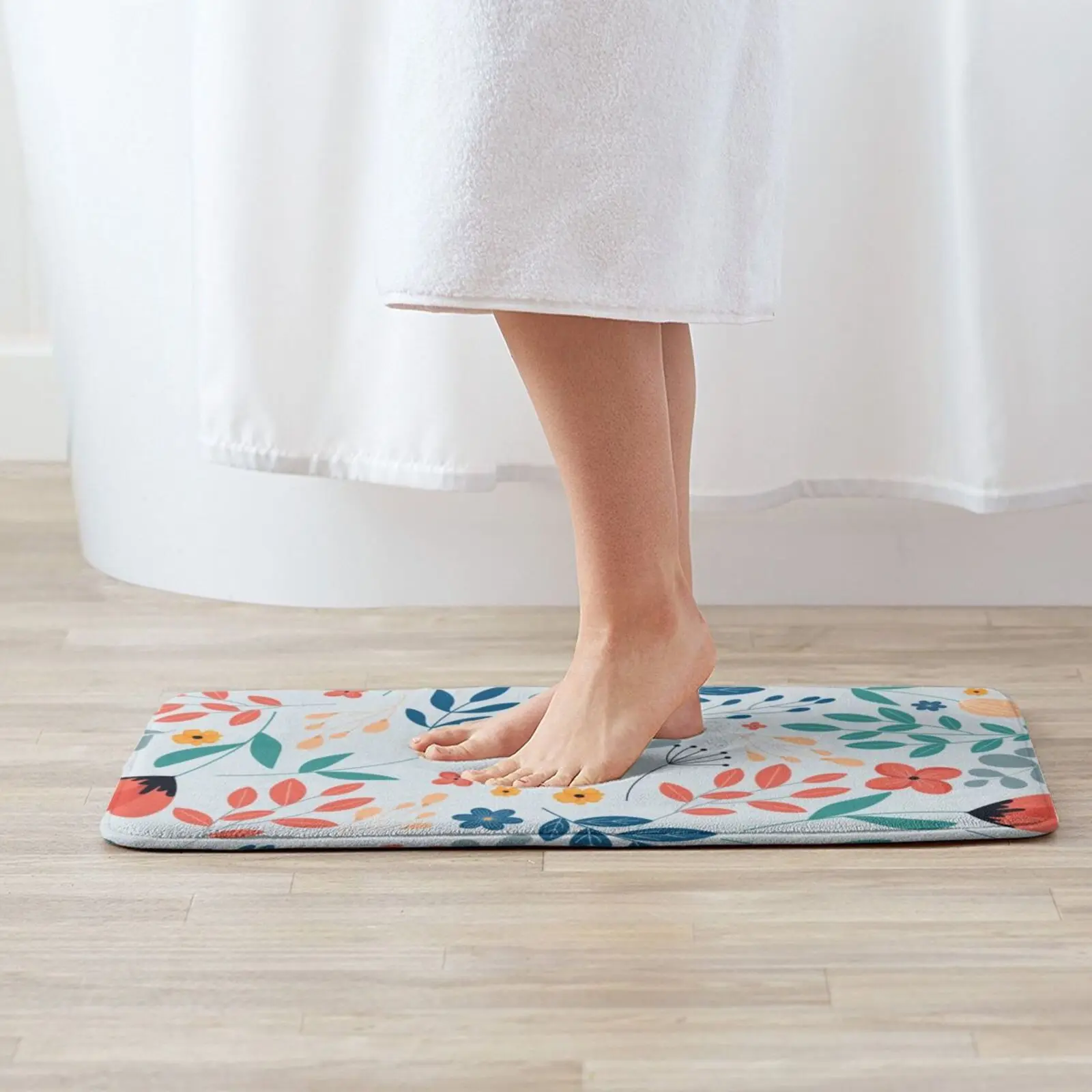 رهيبة أنماط الأزهار تصميم حصيرة البساط السجاد المضادة للانزلاق الحصير غرفة نوم أنماط الأفلام الرياضية خارقة الموسيقى الفرقة أنيمي #2