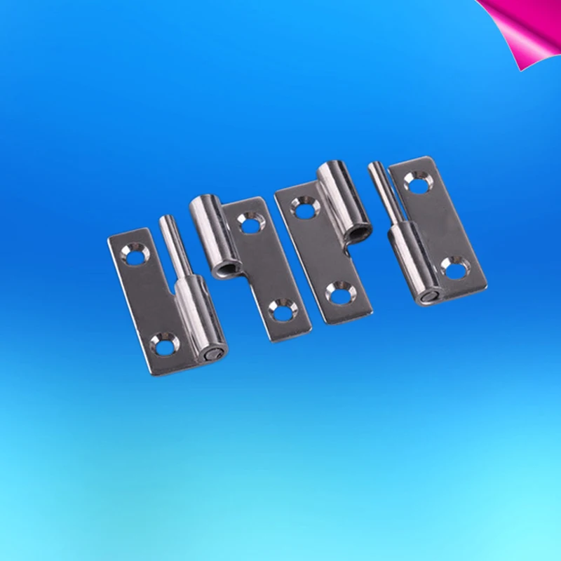 1.5/2/2.5 Inch Stainless Steel Flag Shape Detachable Hinge for Aluminum Doors Bathroom Door Bathroom Removable Hinge