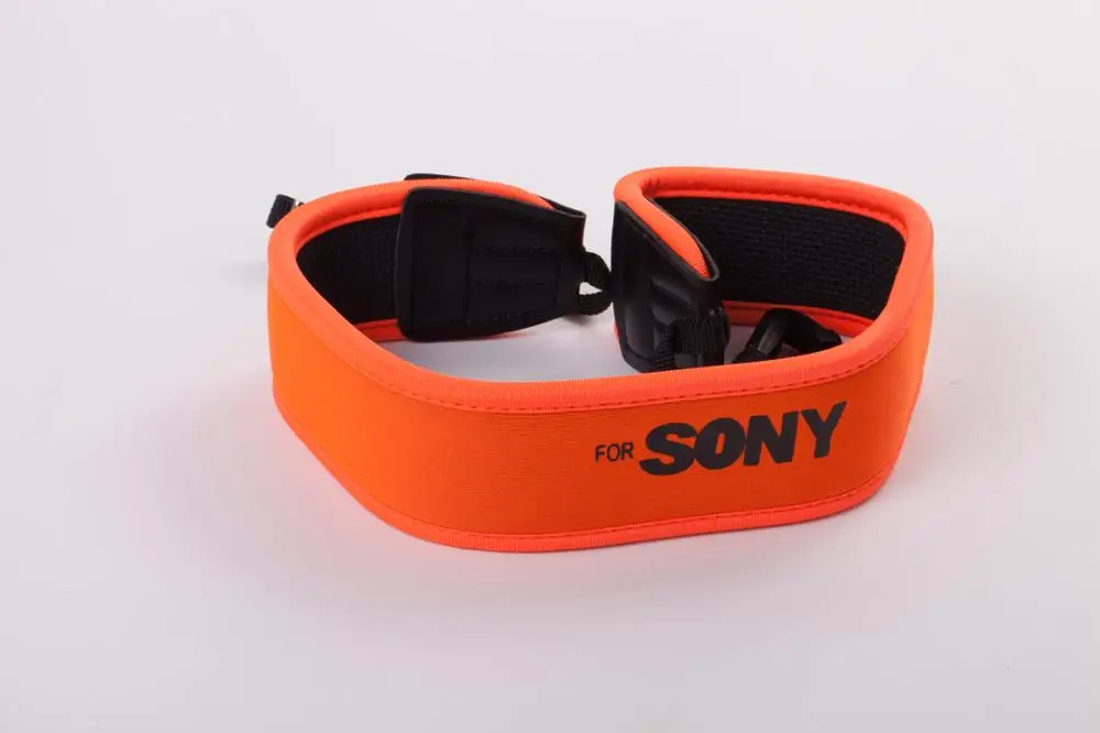 Orange Neoprene Camera Neck Strap / Shoulder Belt for SONY DSLR Camera