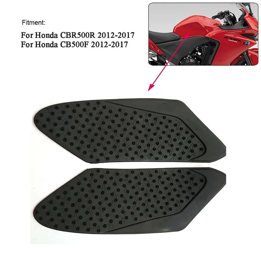 Motorcycle Anti-Heated Gas Tank Side Traction Knee Protector Anti Slip Pad For Honda CB500F CBR500R CB500F/R 2012-2017