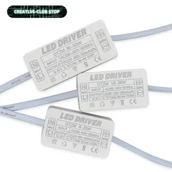 LED Driver 300mA 8W 12W 18W 24W 36W 48W 50W For LEDs Power Supply Unit AC200-240V Lighting Transformers For LED Power Lights DIY