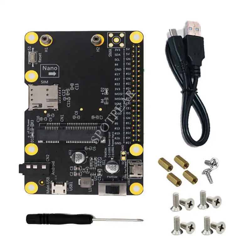 

Сетевая карта Raspberry Pi 3G/4G/LTE, адаптер Mini PCI-E USB 2.0 для Samsung ARTIK/Rock64/Asus Tinker/Latte Panda