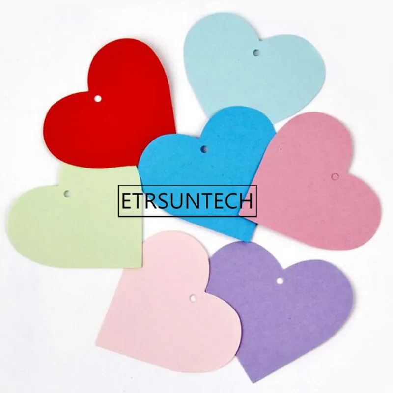 

100sets Paper Throw Heart Pendant Wedding Decorations Event Party Supplies Pendants Balloon Weights Accessories