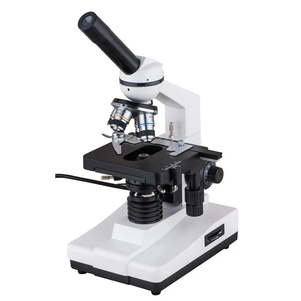 

XSP100D Economic Monocular Biological Microscope 40X-1600X for Kids Students Educational Science Lab