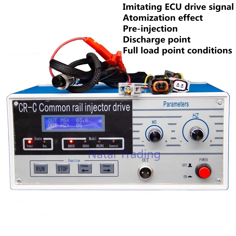 

CR-C Diesel Common Rail Injector Tester for Bosch Denso and Delphi Fuel Injector Testing Repair Device