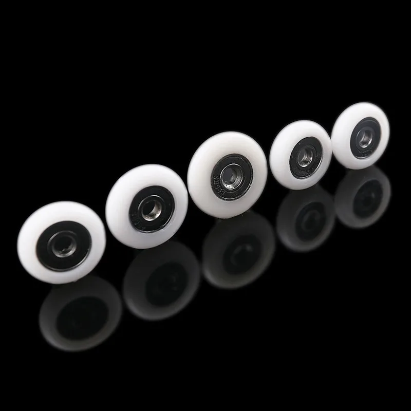 Imagem -05 - Rolos Corredores Peças da Porta do Chuveiro 19 20 23 24 25 26 27 mm Diâmetro das Rodas Furo de mm 500*8 Pcs