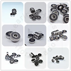 Rubber sealing 10 piece Bearing Multiple sizes chrome steel 604RS 605RS 606RS 607RS 608RS 623RS 624RS 625RS 626RS
