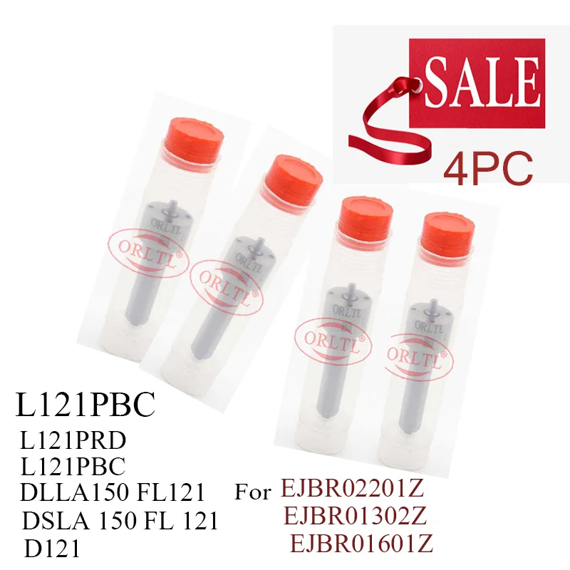 

4 pieces Diesel Fuel Injector Nozzle L121PBD L121PRD L121PBC L 121 PBD For FORD EJBR02201Z EJBR01601Z EJBR01302Z 1S4Q9F593AF