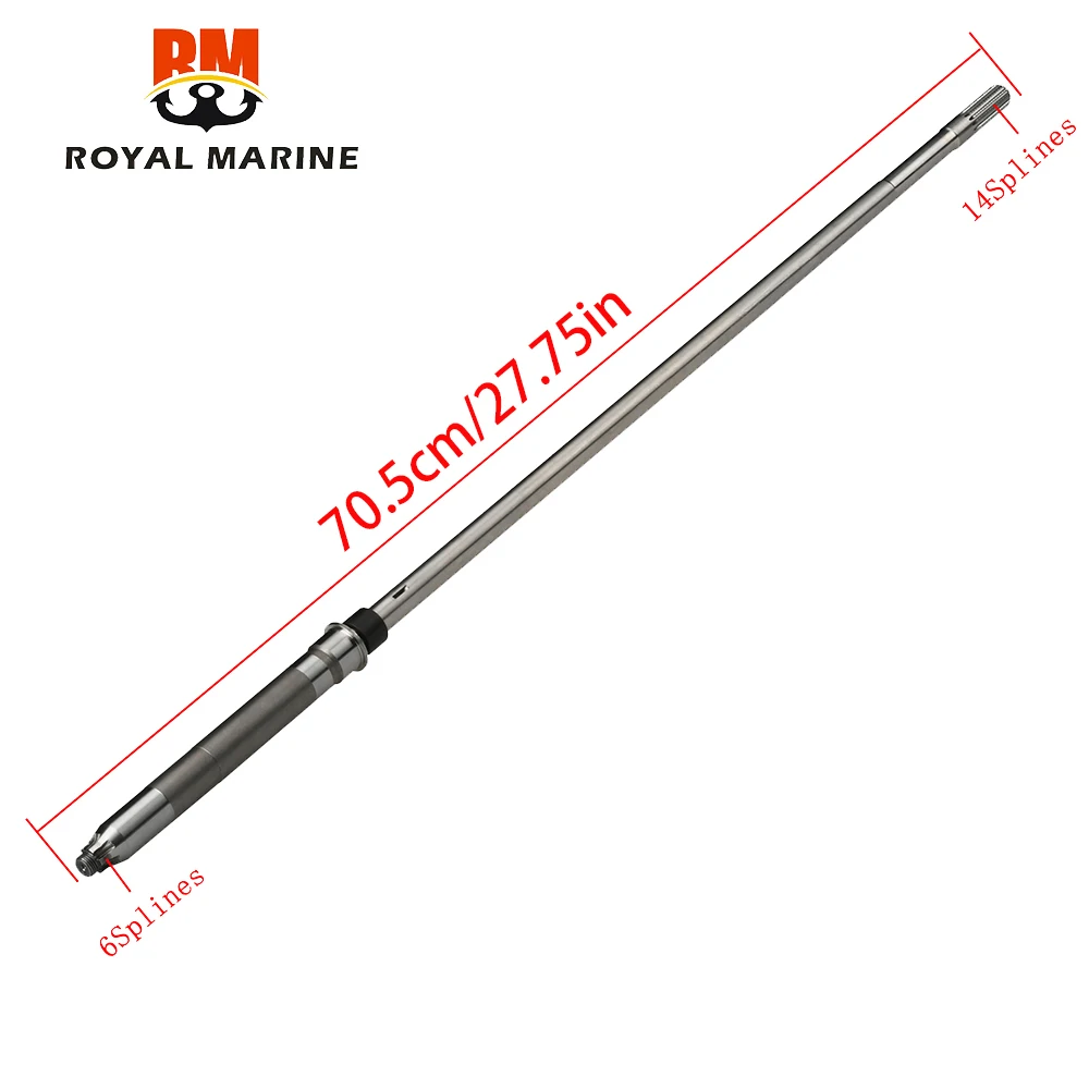 66T-45501-01 Driver Shaft (Short) For Yamaha Parsun Powertec Outboard Engine Hidea 40HP 40X 66T-45501 T40FWS Boat Motor Parts