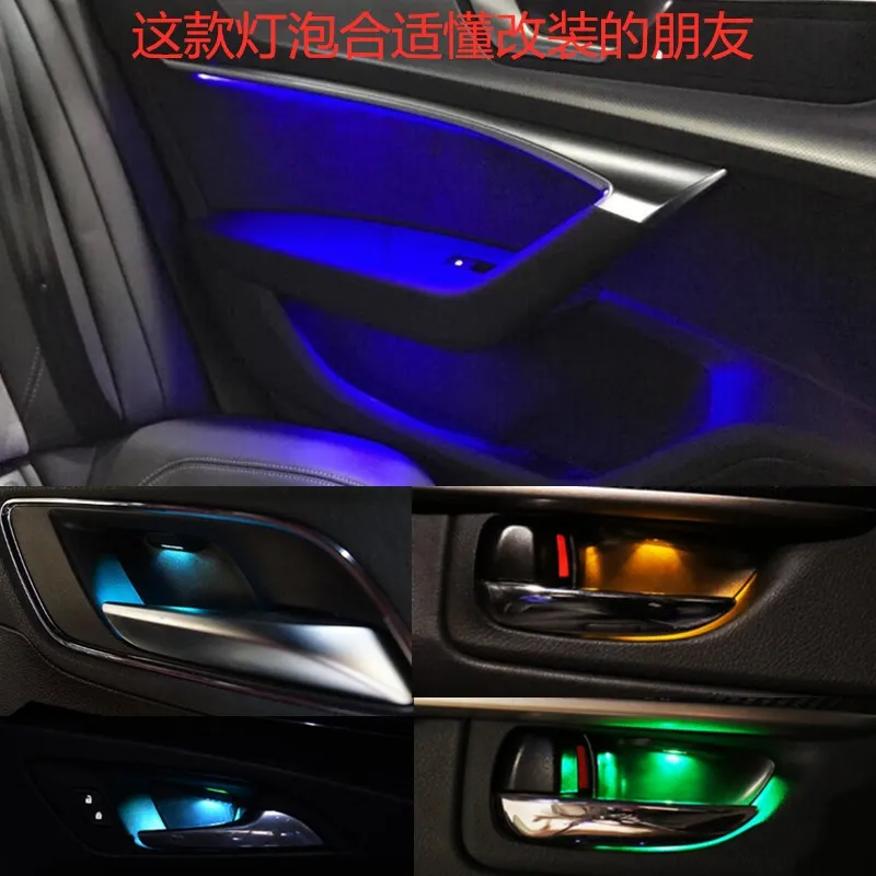 10*Car modification LED light 12-24V instrument light foot sole light atmosphere light hand door handle light storage box light