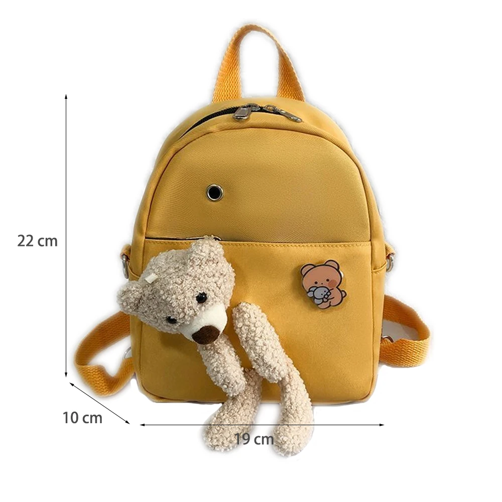 Kids Child Toddler Bags Kindergarten Children Plush Backpack Cartoon Lovely Cute Baby Newborn Boys Girls School Students Bag