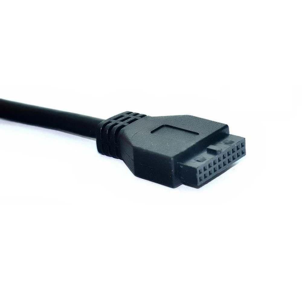 USB HUB 19+1 20Pin 4 Port USB 3.0 Front Panel Combo Bracket USB3.0 Hub Adapter for PC Desktop 3.5\