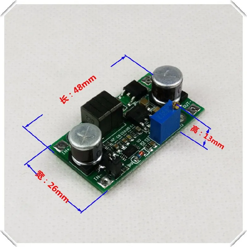 DC-DC automatic buck-boost module, vehicle-mounted regulated 12V to 12V adjustable regulated power supply Super LM2577